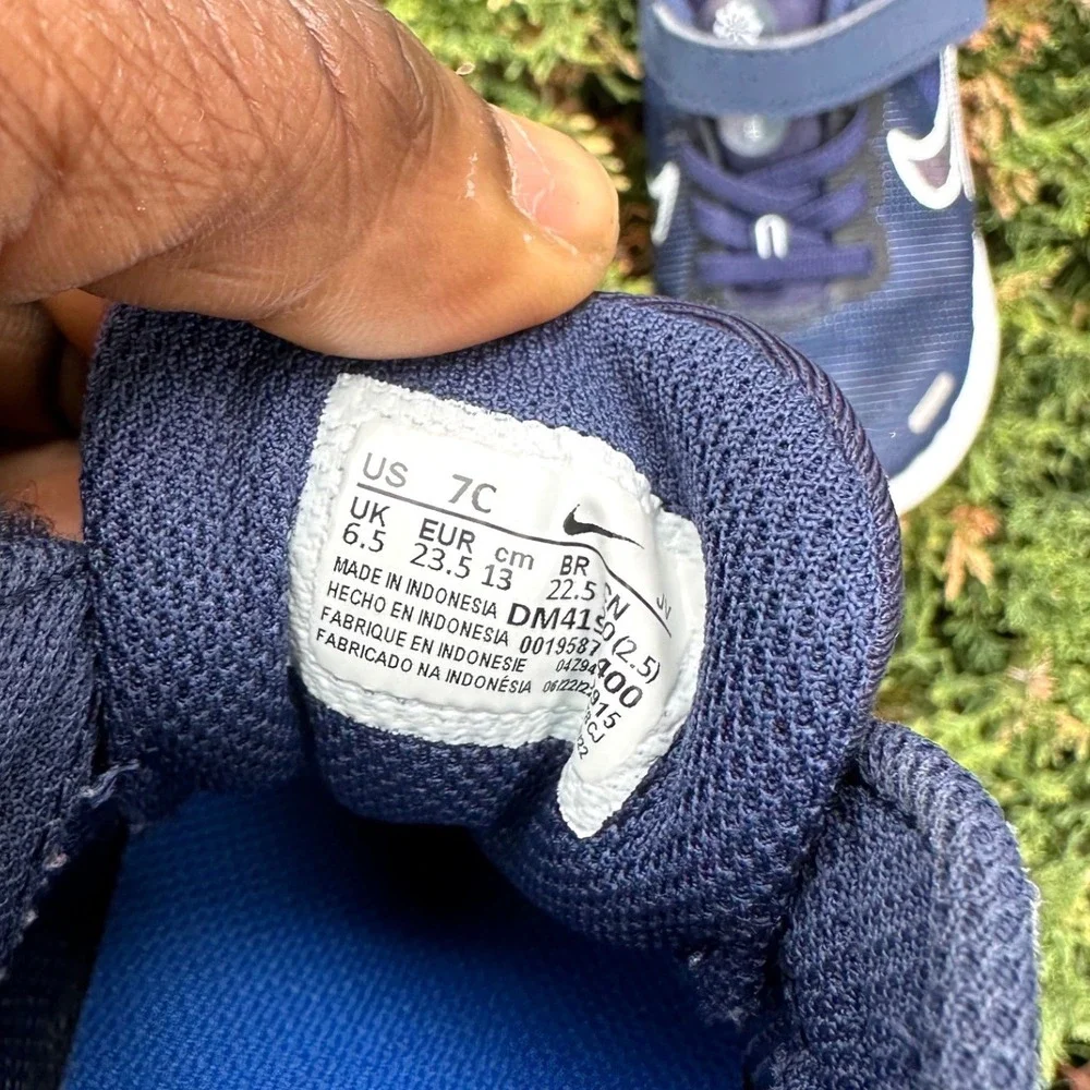 Nike Downshifter 12 Next Nature Toddler Sneakers Size 7 Midnight Navy Blue Shoes